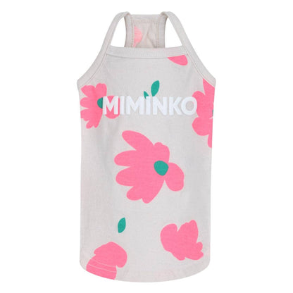 Floral Print Dog Sleeveless Tank