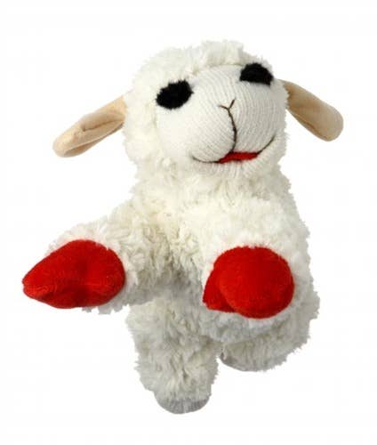 Juguete de peluche para perros Lamb Chop de Multipet (tamaños variados)