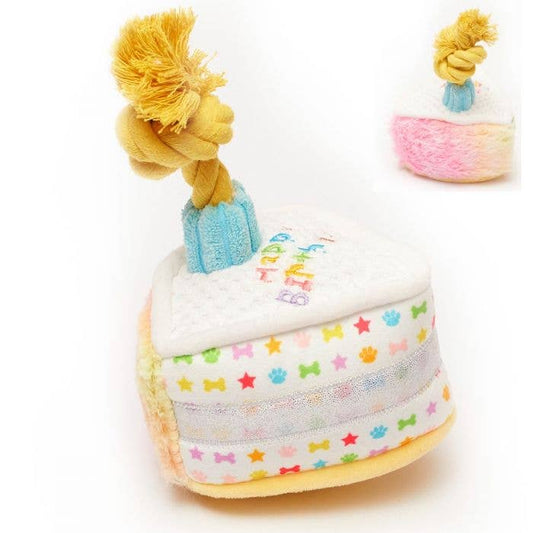 Rainbow Sparkle Happy Birthday Cake Toy