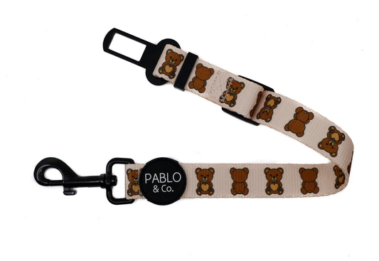 Teddy Bears Picnic Adjustable Dog Car Restraint