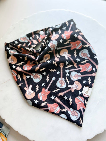 Bandana resistente a las arrugas con diseño de guitarra Honky Tonk