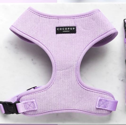 Lilac Cord Adjustable Neck Harness