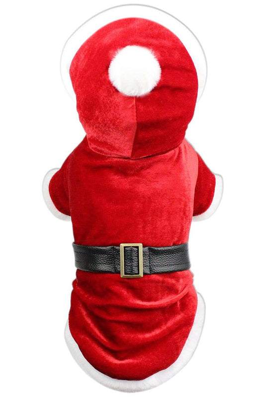 Santa's Suede Dog Hoodie