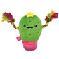 LaurDIY Plush Cactus Pet Rope Toy w/ Squeaker