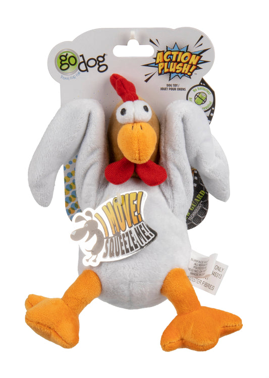 goDog Action Plush Chicken