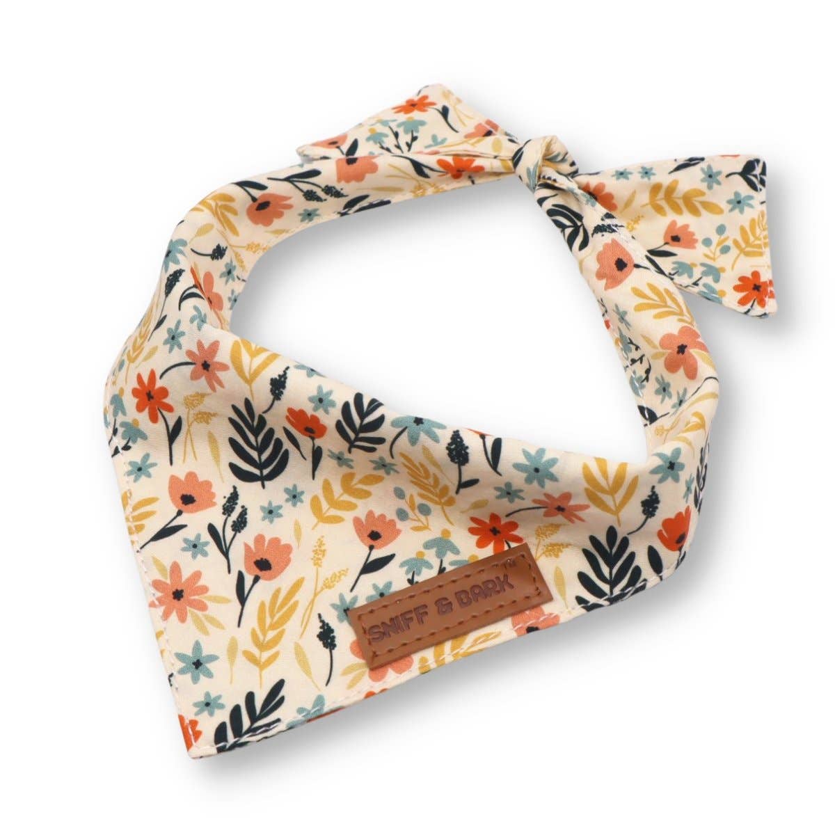 Bandana con flores amarillas