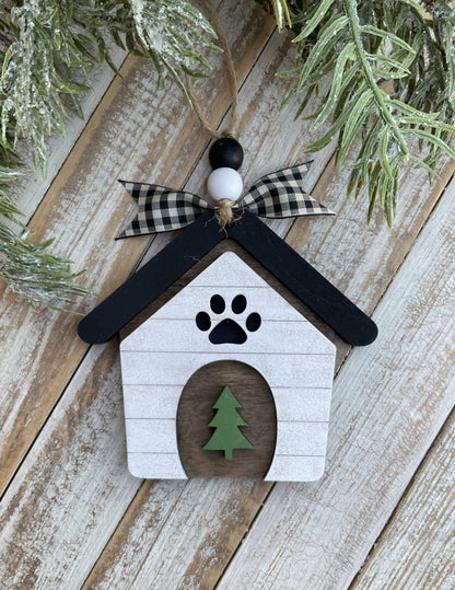 Dog House Christmas Ornament