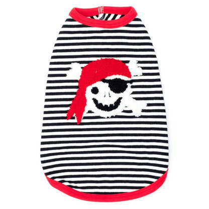 Camiseta de perro pirata