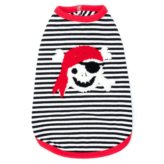 Camiseta de perro pirata