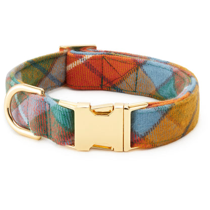 Buchanan Plaid Flannel Fall Dog Collar