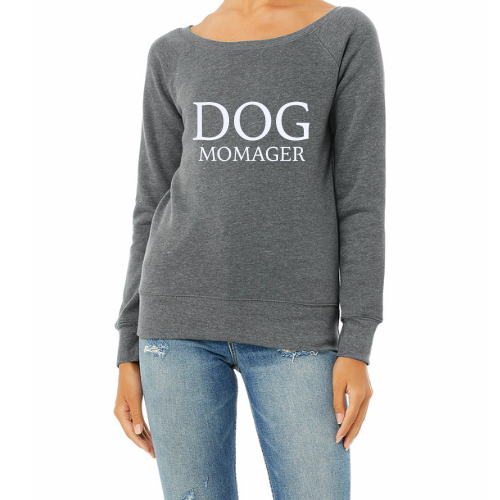 Camiseta de manga larga para mujer Dog Momager