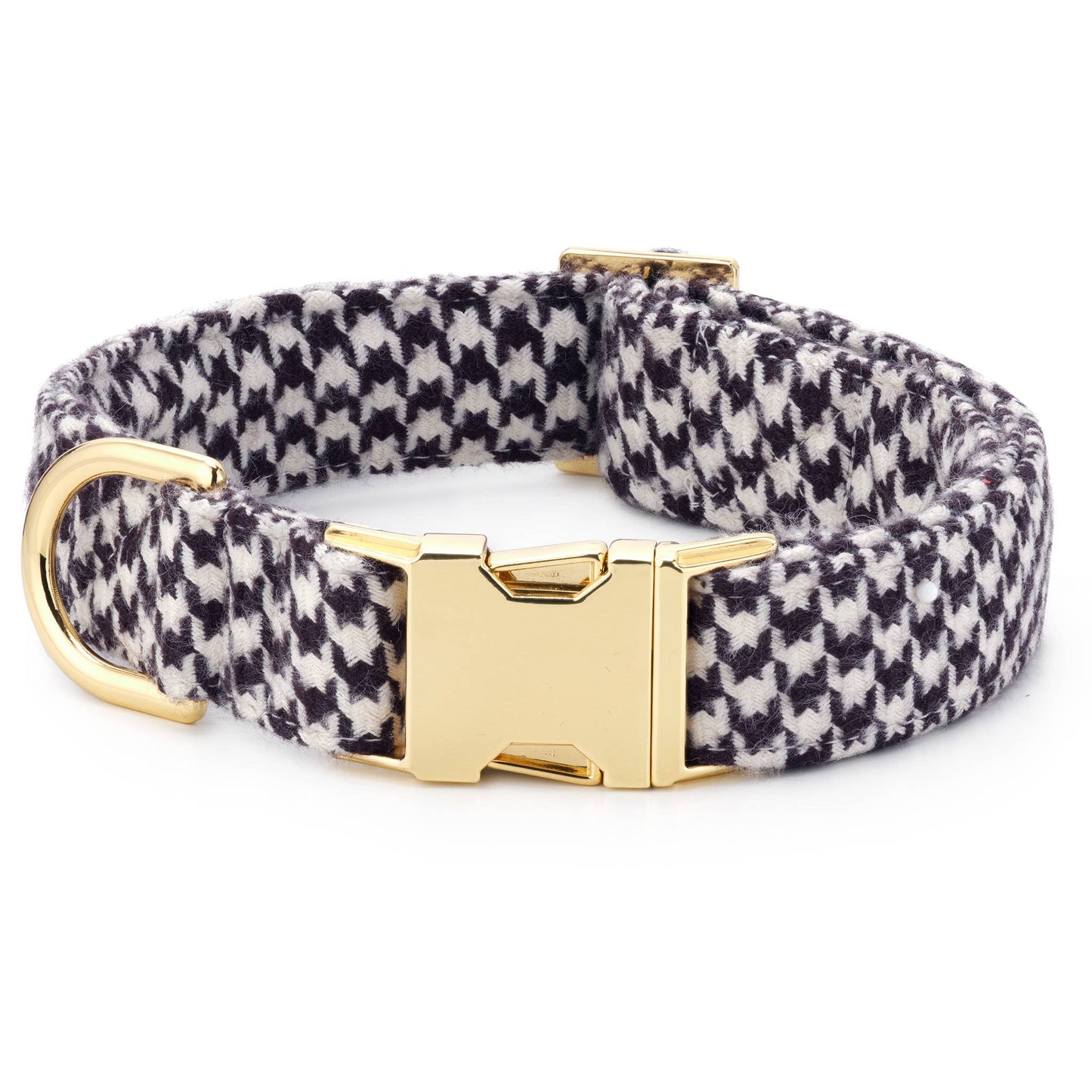 Houndstooth Flannel Fall Dog Collar