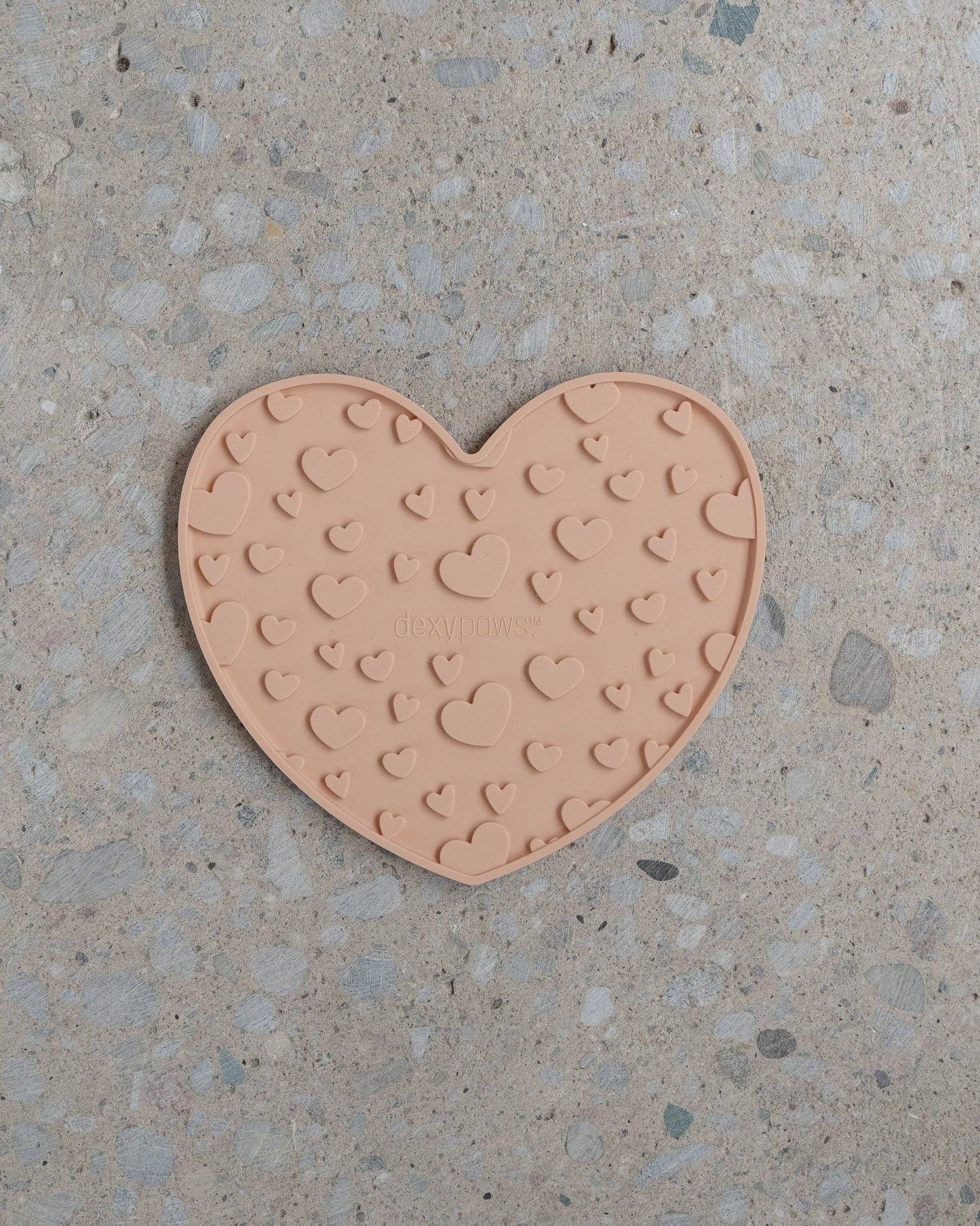 Heart Shaped Enrichment Lick Mat