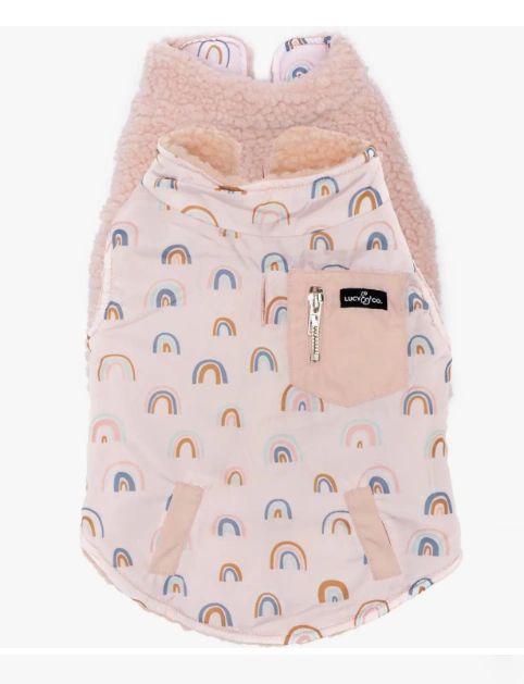 El chaleco de peluche reversible In the Clouds